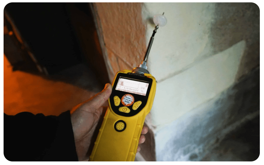 Détecteur PID composés volatils hydrocarbures totaux COV