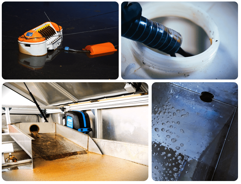 Double traitement sur site bassin de rétention pollué par hydrocarbures